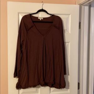 Umgee brown long sleeve top